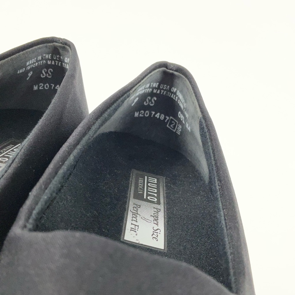 Munro American Classic Black Pumps | Womens Size 9 SS (Super Slim) Comfort Heels - Picture 8 of 10